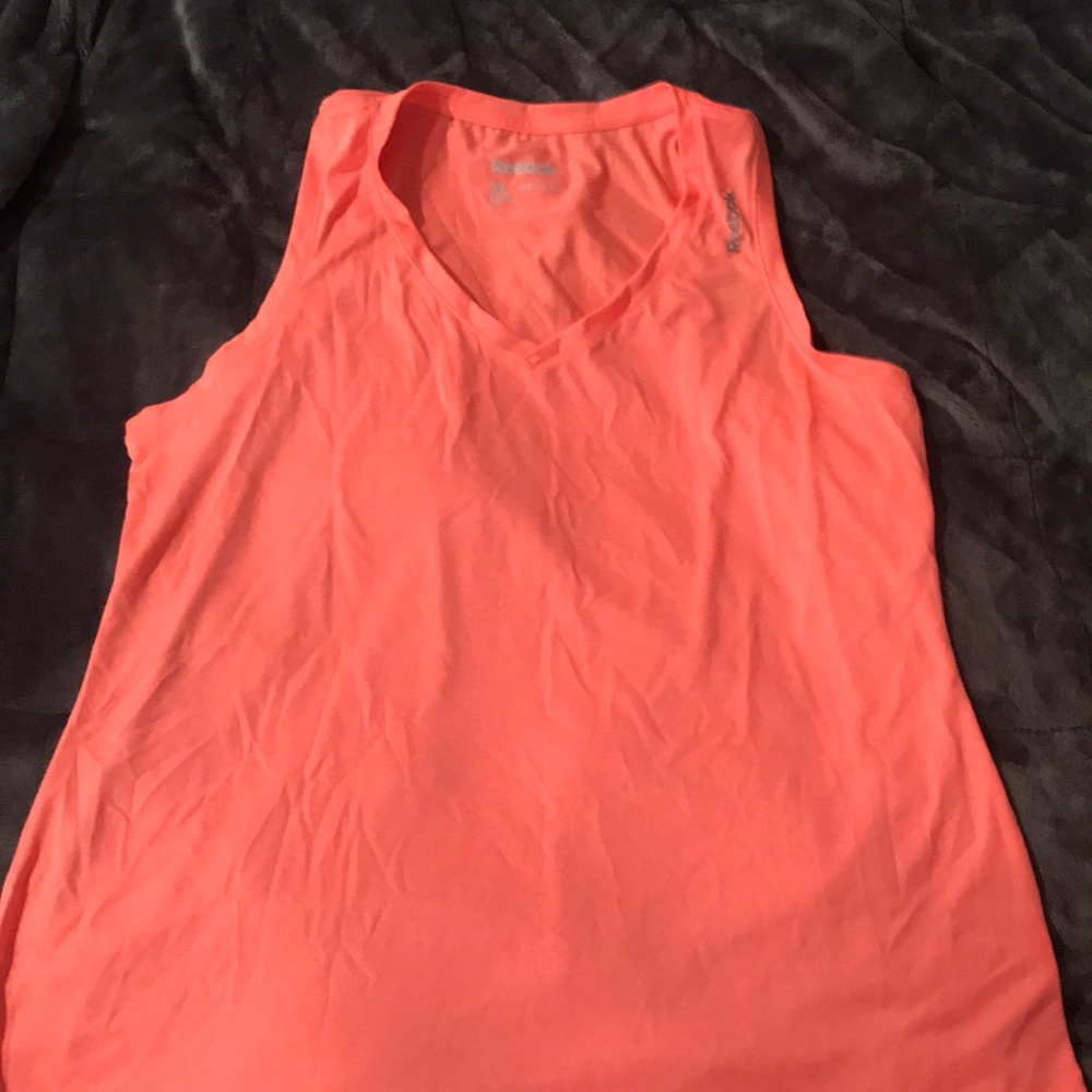 Orange workout tank